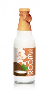 300ml Coconut water with milk in Glass bottle
